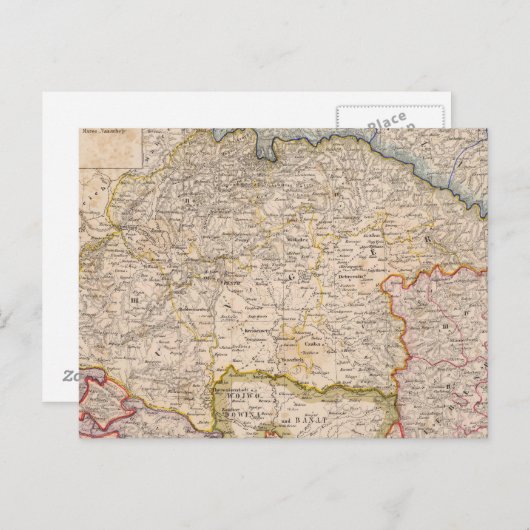 Europa, Slowakei, Ungarn Postkarte (Vorne/Hinten)