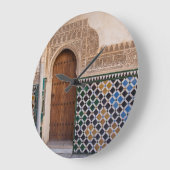 Europa, Spanien, Andalusien, Granada, Alhambra Große Wanduhr (Winkel)