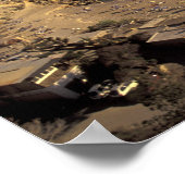 Europa, Spanien, Balearen, Ibiza, Cala d'Hort Poster (Ecke)