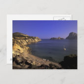 Europa, Spanien, Balearen, Ibiza, Cala d'Hort Postkarte (Vorne/Hinten)
