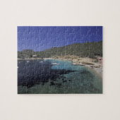 Europa, Spanien, Balearen, Ibiza, Cala Salada. Puzzle (Horizontal)