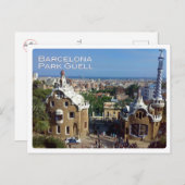 Europa - Spanien - Barcelona - Park Güell - Postkarte (Vorne/Hinten)
