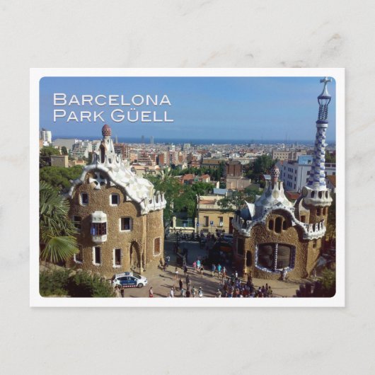 Europa - Spanien - Barcelona - Park Güell - Postkarte (Vorderseite)