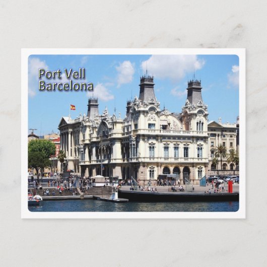 Europa - Spanien - Barcelona - Port Vell - Postkarte (Vorderseite)