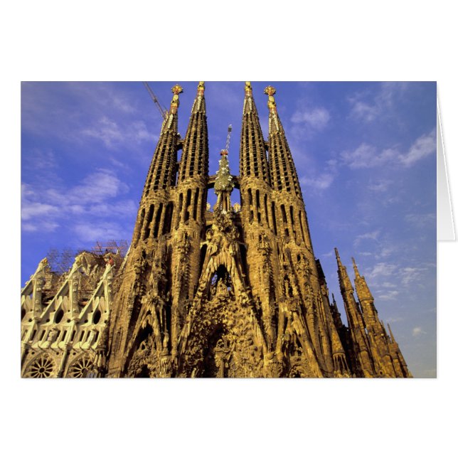 Europa, Spanien, Barcelona, Sagrada Familia (Vorderseite (Horizontal))