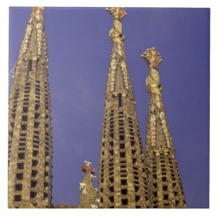 Europa, Spanien, Barcelona Sagrada Familia Fliese