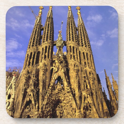 Europa, Spanien, Barcelona, Sagrada Familia Getränkeuntersetzer (Vorderseite)
