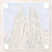 Europa, Spanien, Barcelona, Sagrada Familia Glasuntersetzer (Rückseite)