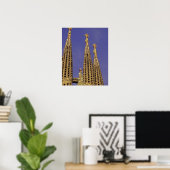 Europa, Spanien, Barcelona Sagrada Familia Poster (Heimbüro)