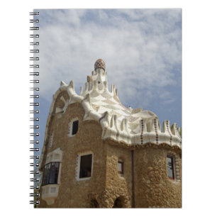 Europa, Spanien, Katalonien, Barcelona. Park Güell Notizblock