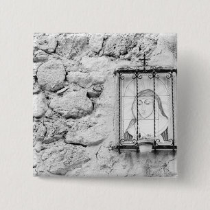 Europa, Spanien, Mallorca. Die Heilige Mauer, Button