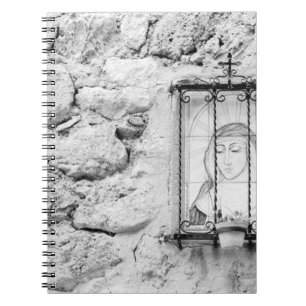 Europa, Spanien, Mallorca. Die Heilige Mauer, Notizblock