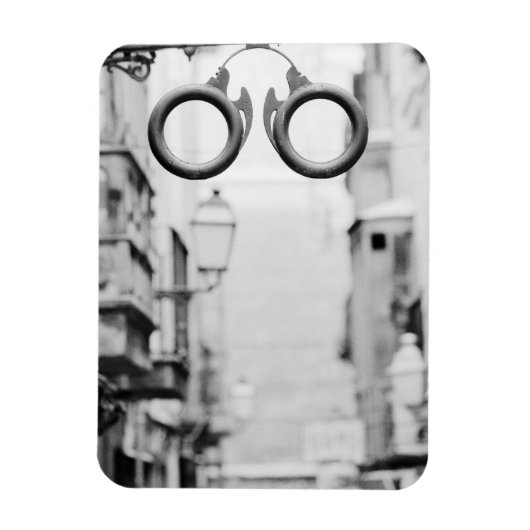 Europa, Spanien, Mallorca. Ladeschild Eyeglass, Magnet (Vertikal)
