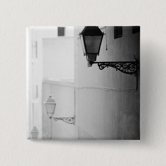 Europa, Spanien, Mallorca. Straßenbeleuchtung, Pal Button (Vorderseite)
