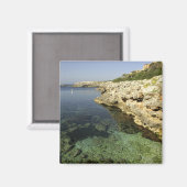 Europa, Spanien, Menorca (auch Menorca), Binibeca. Magnet (Vorderseite/Rückseite)