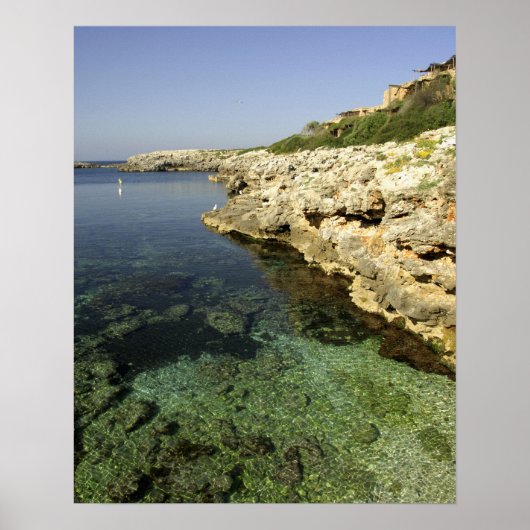 Europa, Spanien, Menorca (auch Menorca), Binibeca. Poster (Vorne)