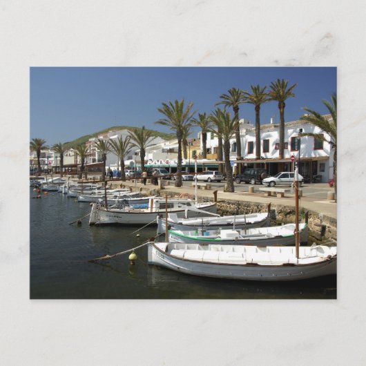 Europa, Spanien, Menorca (auch Menorca). Fischerei Postkarte (Vorderseite)