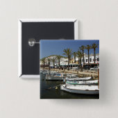 Europa, Spanien, Menorca (auch Menorca). Fischfang Button (Vorne & Hinten)