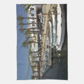 Europa, Spanien, Menorca (auch Menorca). Fischfang Geschirrtuch (Vertikal)