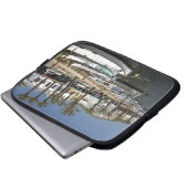Europa, Spanien, Menorca (auch Menorca). Fischfang Laptopschutzhülle (Vorne Knopf)