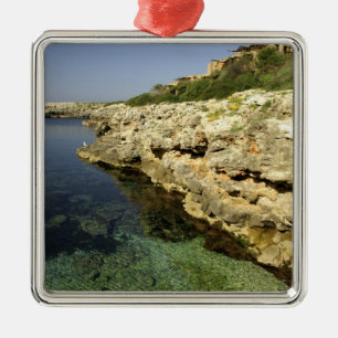 Europa, Spanien, Menorca, Binibeca. 2 Silbernes Ornament