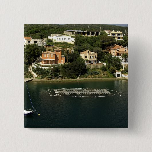 Europa, Spanien, Menorca. Fisch Button (Vorderseite)
