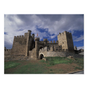 Europa, Spanien, Ponferrada, Leon. Templer Fotodruck