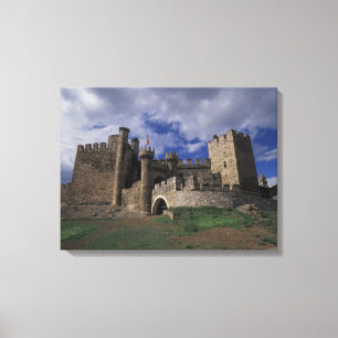 Europa, Spanien, Ponferrada, Leon. Templer Leinwanddruck