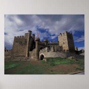 Europa, Spanien, Ponferrada, Leon. Templer Poster