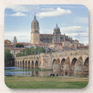 Europa, Spanien, Salamanca. Die römische Brücke üb Getränkeuntersetzer