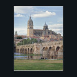 Europa, Spanien, Salamanca Die römische Brücke übe Postkarte<br><div class="desc">COPYRIGHT Ric Ergenbright/DanitaDelimont.com | EU27 RER0013.jpg | Europa,  Spanien,  Salamanca. Die römische Brücke über den Tormes Fluss in Salamanca,  einem Weltkulturerbe in Spanien,  stammt aus dem 1. Jahrhundert v. Chr.</div>