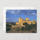 Europa, Spanien, Segovia. Der Alcazar, eine Welt Postkarte (Vorne/Hinten)