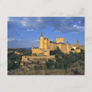 Europa, Spanien, Segovia. Der Alcazar, eine Welt Postkarte