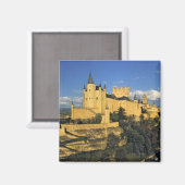 Europa, Spanien, Segovia. Der imposante Alcazar Magnet (Vorderseite/Rückseite)