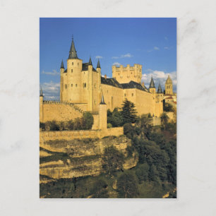 Europa, Spanien, Segovia. Der imposante Alcazar Postkarte