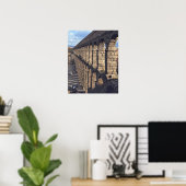 Europa, Spanien, Segovia. Spätes Licht wirft Schat Poster (Heimbüro)