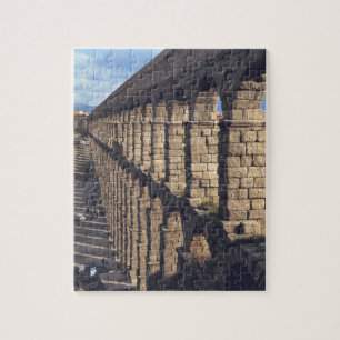 Europa, Spanien, Segovia. Spätes Licht wirft Schat Puzzle
