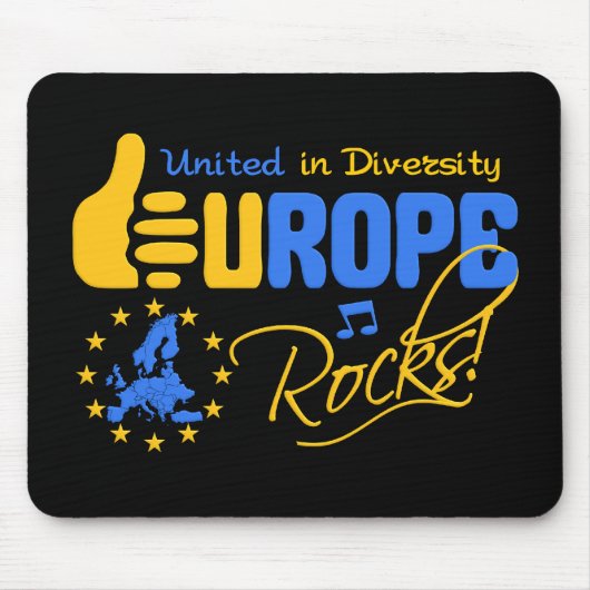Europa-Steine! Mousepad (Vorne)
