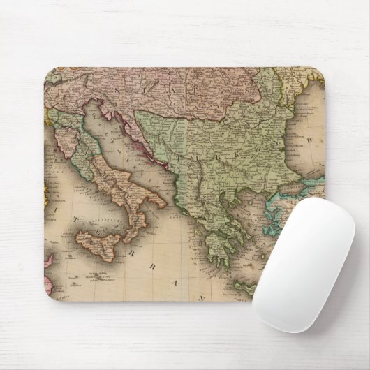 Europa Süd Mousepad (Mit Mouse)