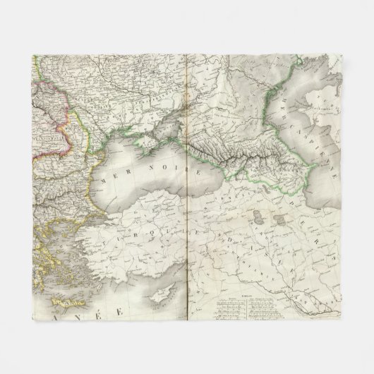 Europa Südost Fleecedecke (Vorderseite (Horizontal))