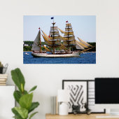 Europa Tall Ship Poster (Heimbüro)