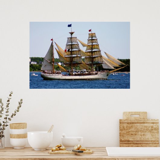 Europa Tall Ship Poster (Küche)