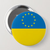 EUROPA UKRAINE BUTTON (Vorne & Hinten)