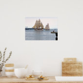 Europa und amerikanischer Adler Poster (Küche)