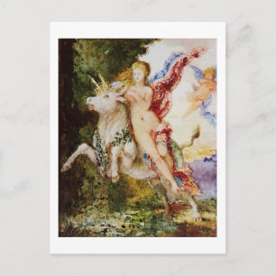 Europa und der Bull, Gustave Moreau, schöne Kunst Postkarte