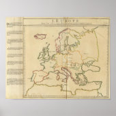 Europa und die Großstädte Poster (Vorne)