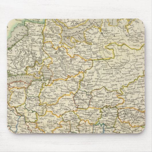 Europa und Russland Mousepad (Vorne)