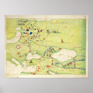 Europa und Zentralasien Poster