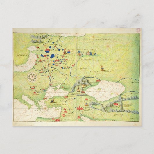 Europa und Zentralasien Postkarte (Vorderseite)