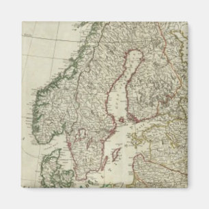 Europa unterteilt in seine Reiche, seine Königrei Magnet